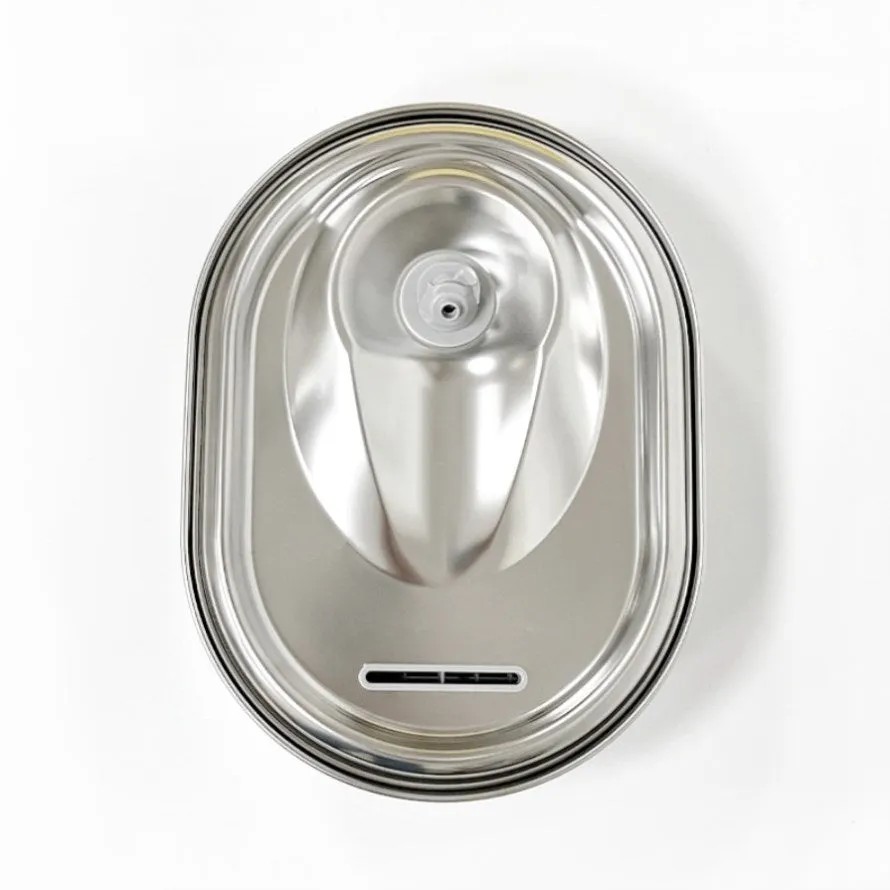 YES4PETS 2L Automatic Electric Pet Water Fountain Dog Cat Stainless Steel Feeder Bowl Dispenser V278-PWS-111-0015