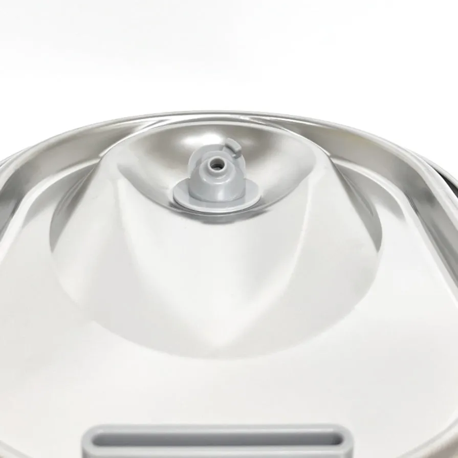 YES4PETS 2L Automatic Electric Pet Water Fountain Dog Cat Stainless Steel Feeder Bowl Dispenser V278-PWS-111-0015