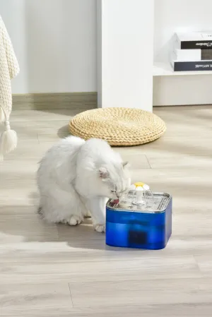 YES4PETS 3L Automatic Electric Pet Water Fountain Dog Cat Stainless Steel Feeder Bowl Dispenser Blue V278-PWS-106-BLUE dried flowers  