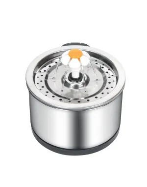YES4PETS Automatic Electric Pet Water Fountain Dog Cat Stainless Steel Feeder Bowl Dispenser V278-PWS-101-2L5 dried flowers  