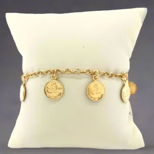 YGP Sterling 8 Coin Bracelet