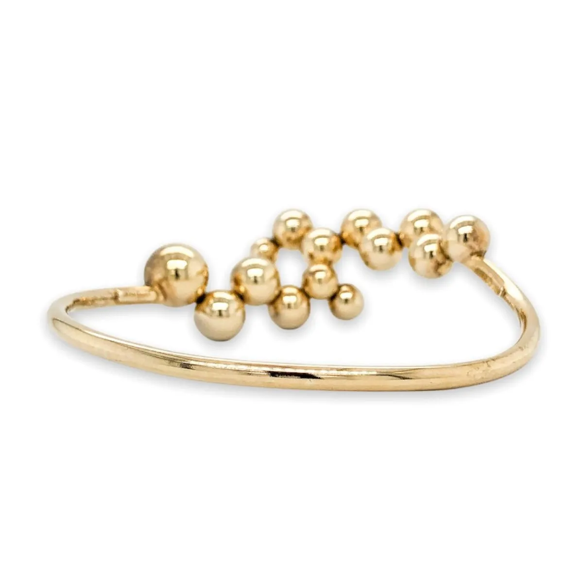 YGP Sterling ??Grapevine?? Bead Cuff Bracelet