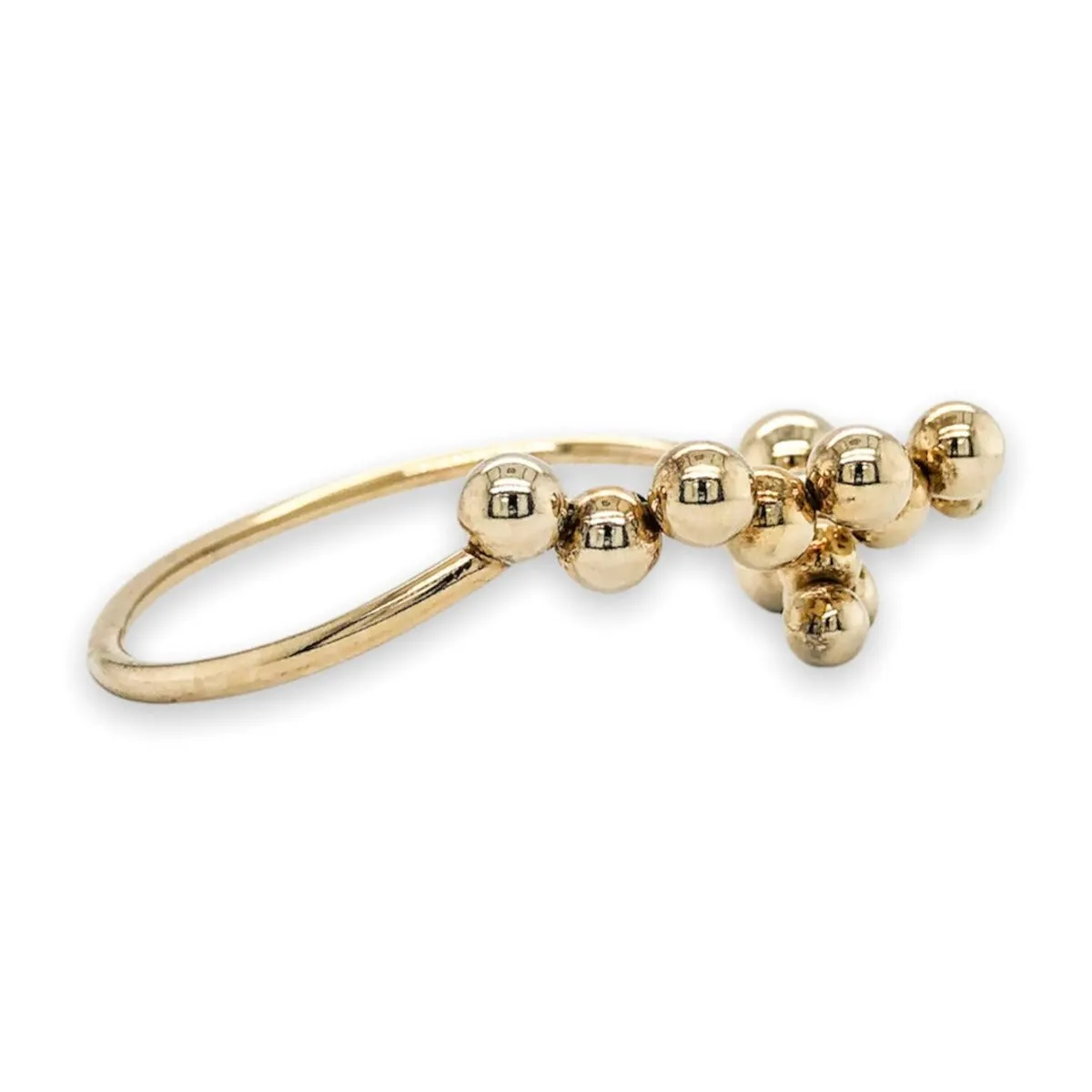 YGP Sterling ??Grapevine?? Bead Cuff Bracelet
