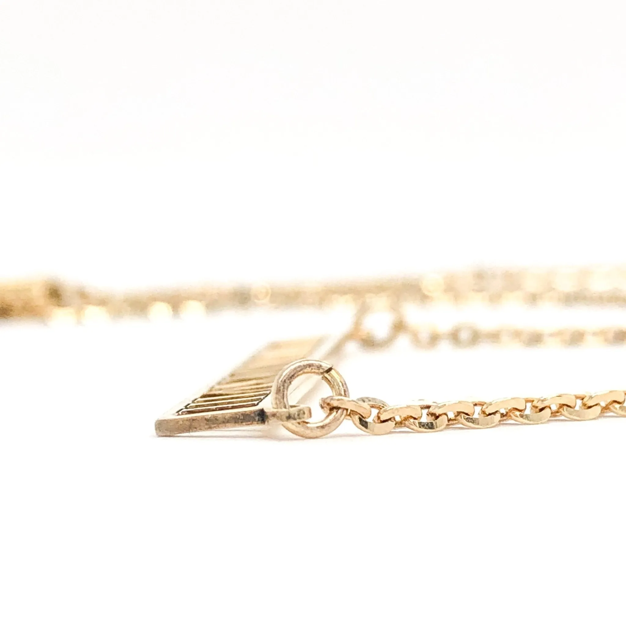 YGP Sterling Roman Numeral Bar Necklace
