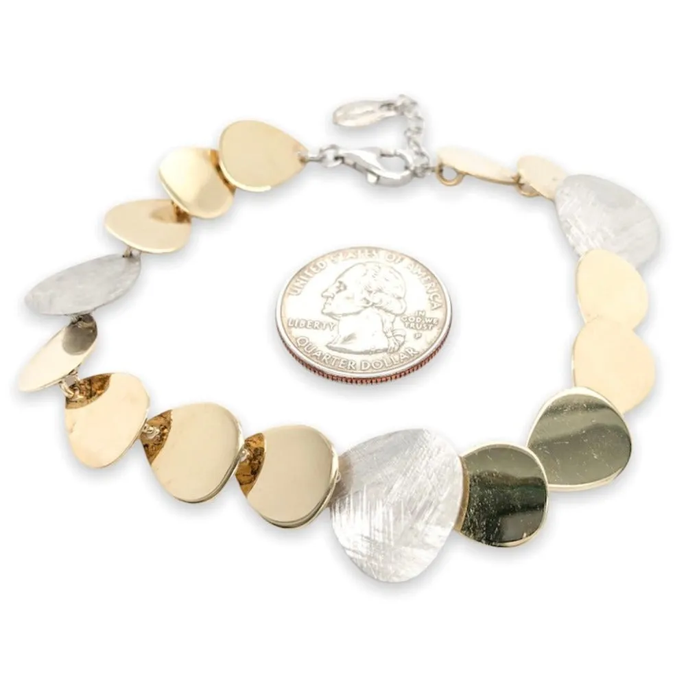 YGP Sterling Teardrop Link Bracelet