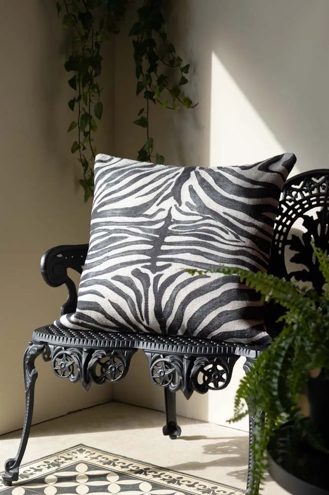 Zebra Print Outdoor Cushion