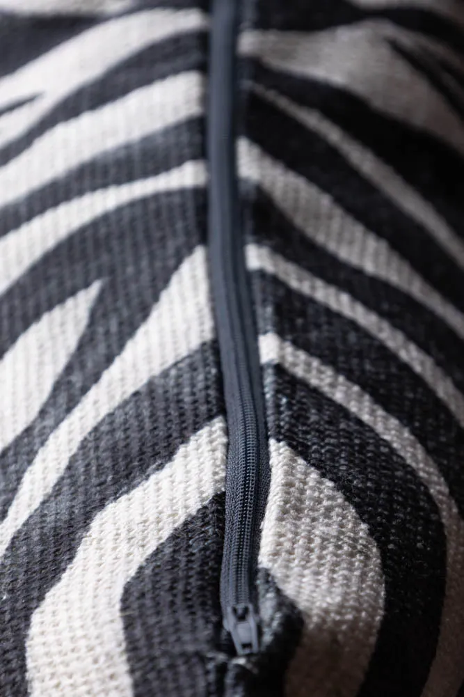 Zebra Print Outdoor Cushion