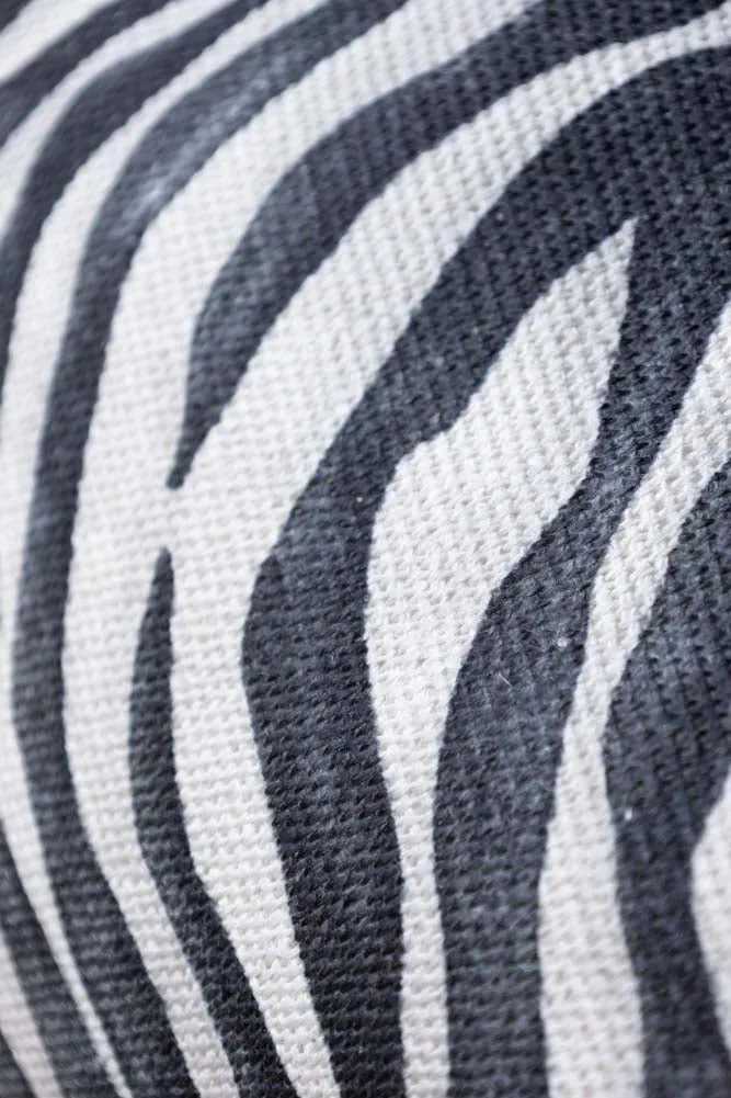 Zebra Print Outdoor Cushion