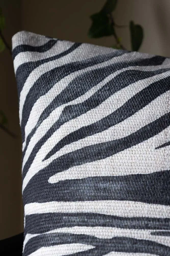 Zebra Print Outdoor Cushion