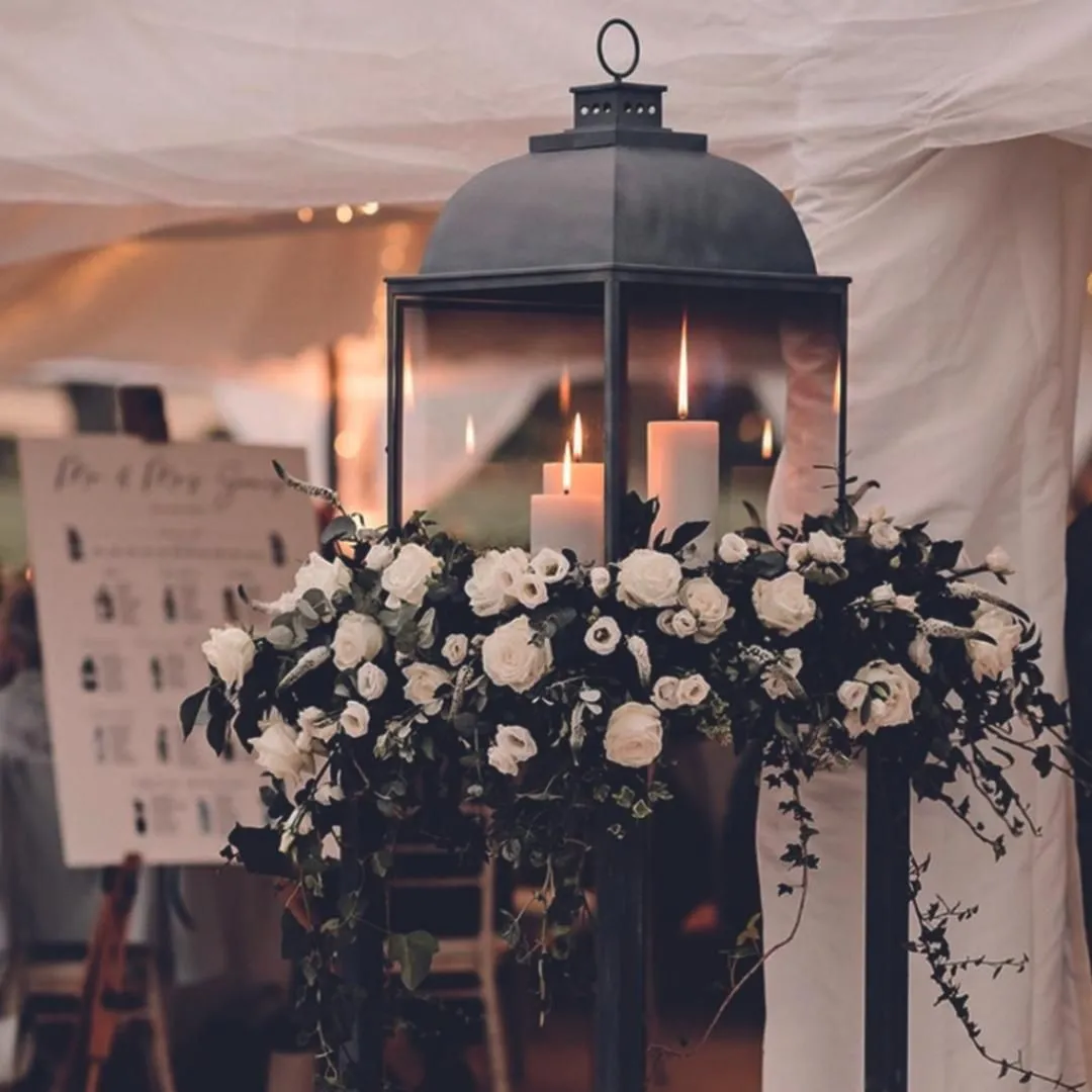 Zinc Candle Lantern