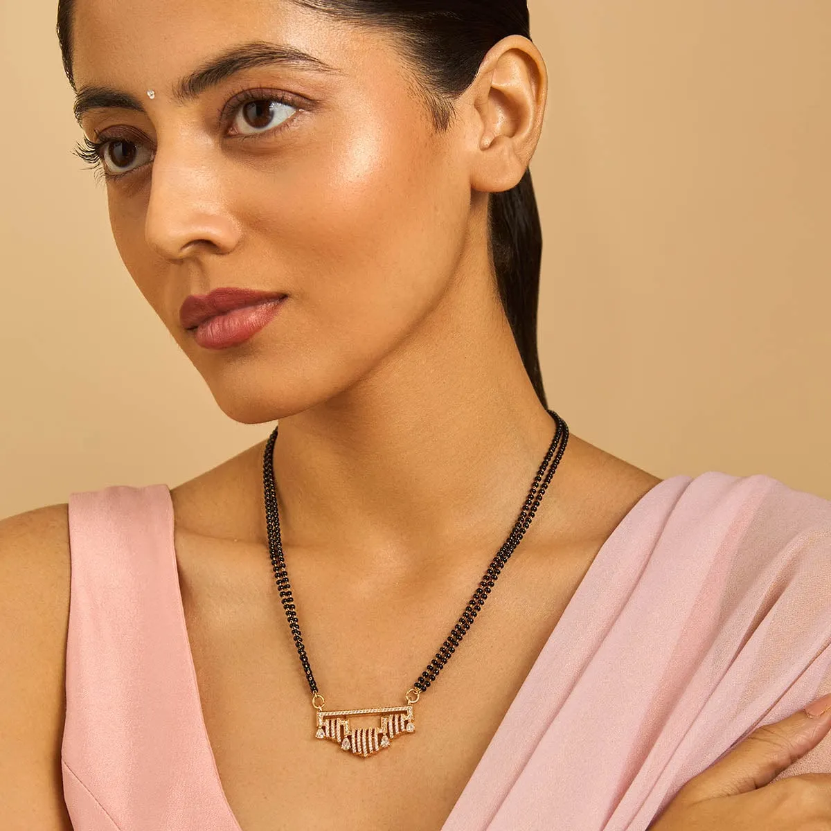 Zircon Mangalsutra 165613